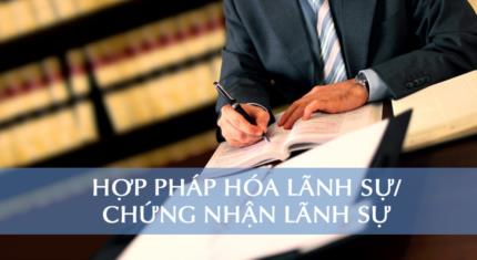 Hợp thức hoá lãnh sự uy tín tại TP. Hồ Chí Minh