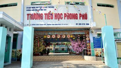 Thông tin địa chỉ Trường TH Phong Phú, Quận 9, TP.HCM