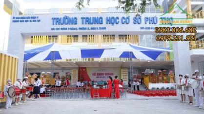 Thông tin địa chỉ Trường THCS Phú Thọ, Quận 11, TP.HCM
