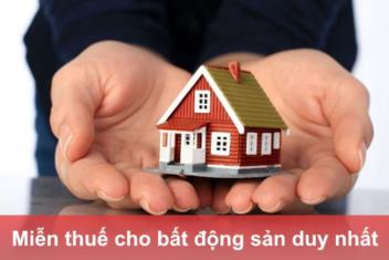 Miễn thuế thu nhập khi bán căn nhà duy nhất – Điều kiện và thủ tục chi tiết?