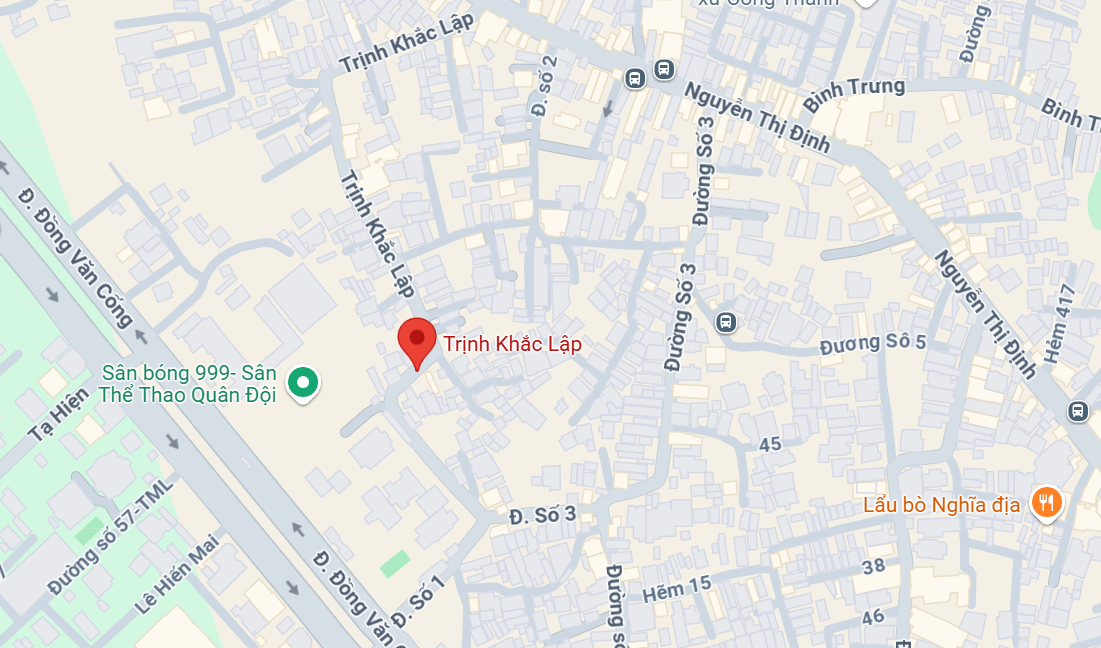 Văn phòng công chứng phố Trịnh Khắc Lập